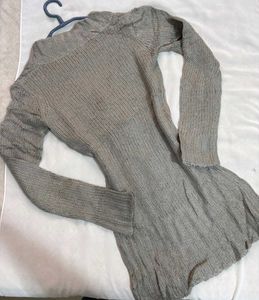 🎁Buy1 Get1 Free Gray Knitted Pullover Sweater