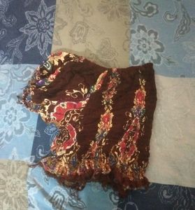 Brown Stretchable Crop Top