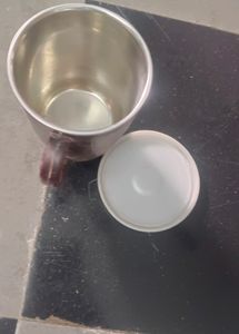 Steel Cup With Lid