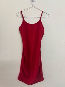 Red Slip Dress