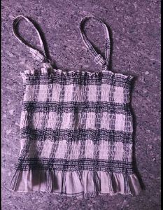 Checked Top