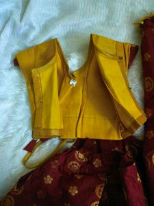 Kids Ethnic Lehanga Choli Set-  Girl baby saree