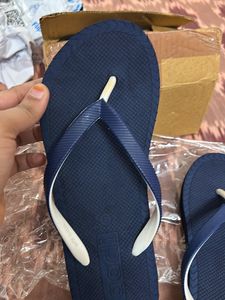 Aadi Women Blue Eva Casual Slippers(blue 6)