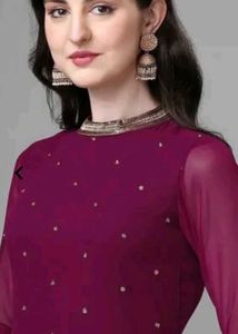 Elegant Purple Kurta