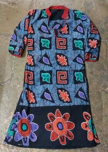 Batik Printed Kurta Set