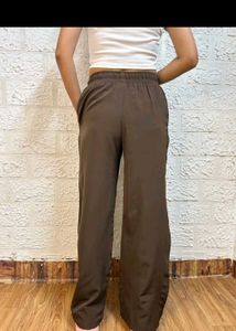 Brown Straight Fit Pant