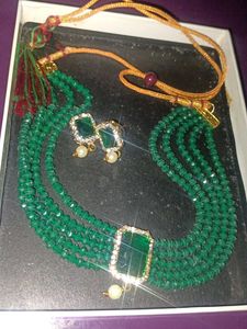 Emerald Green Necklace Set