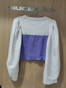 Slim Fit Crew Neck Crop Top Fancy