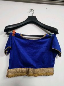 Blue Side Chain Blouse (New)