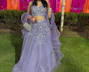 Elegant Lavender Lehenga Choli❤️