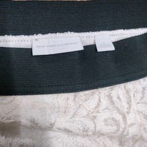 White Lace Mini Skirt