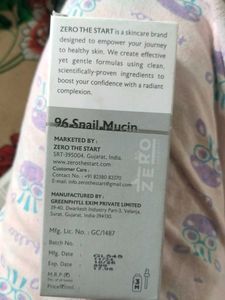 Zero 96 Snail Mucin Serum