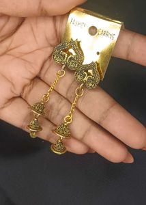 Golden Oxydise Earings