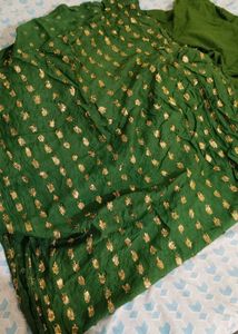 Beautiful Green Patiyala Suit