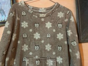 Cute Owl Print Nightdress