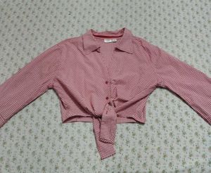 Red Gingham Bodysuit Top