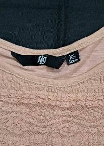 Nude Coloured Western Top