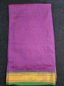 Purple Pattu Saree Without Tag