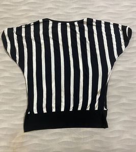 Striped Batwing Top
