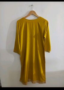 Mustard Classy Kurti