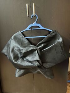 Black Satin Top