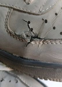 nike grey volt airforce 1(used needs a wash)