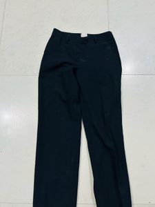 Black Straight Leg Trousers