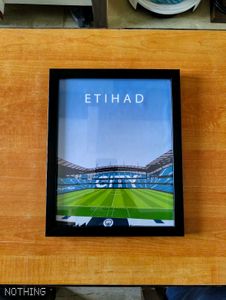 Etihad Stadium Man. City Framed Poster