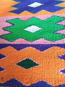Multi Colored Hand Weaved Durri/carpet
