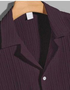 Stylish Plisse Shirts - Set of 2