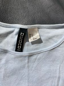 H&amp;m Crop Back Tie Top
