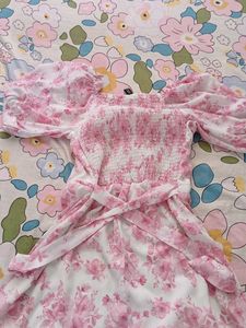 Floral Puff Sleeve Dress
