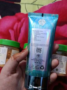 Fairness cream + foundation and kasturi haldi powd