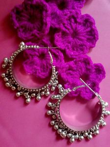 Hoop Jhumka Earrings