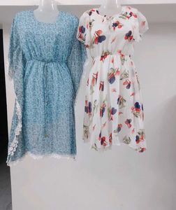 Polka Dot &amp; Embroidered Dress Bundle