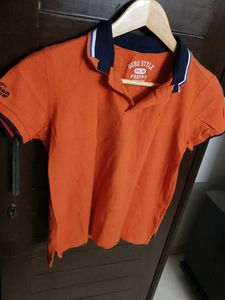Orange Polo Shirt - Casual Style