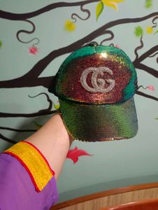 Sequin Cap