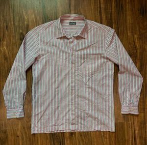 Striped Button-Down Shirt