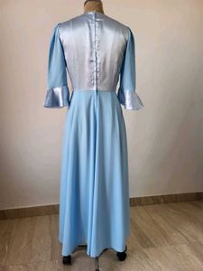 Elegant Blue Maxi Dress