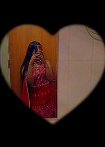 Red Embroidered Shararah Set
