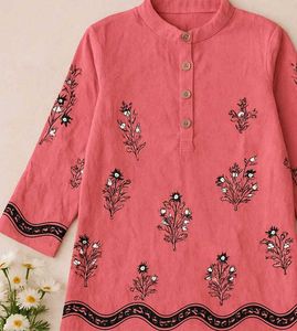 Floral Print Kurta