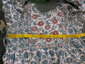 Floral Print Kurta