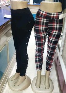Houndstooth Cotton Jeggings