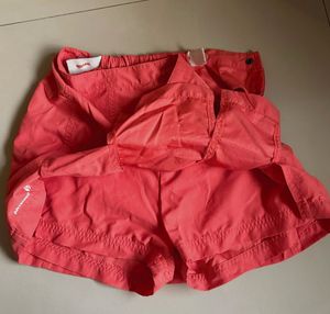Red Artengo Sports Skort