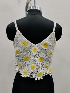 Daisy Crochet Crop Top