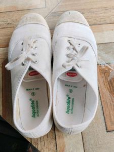 White Canvas Sneakers