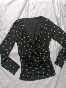 Polka Dot  Top 🖤