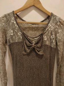 Beautiful Leapord Print Top