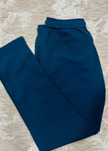 Snitch Men Navy Blue Slim Fit Trousers
