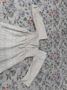 White Embroidered Dress